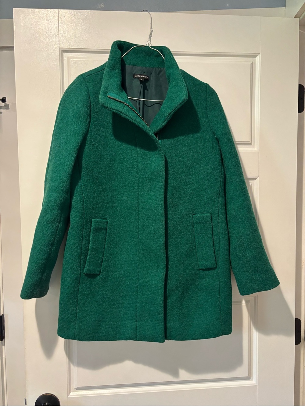 J.Crew Mercantile Emerald Green Pea Coat